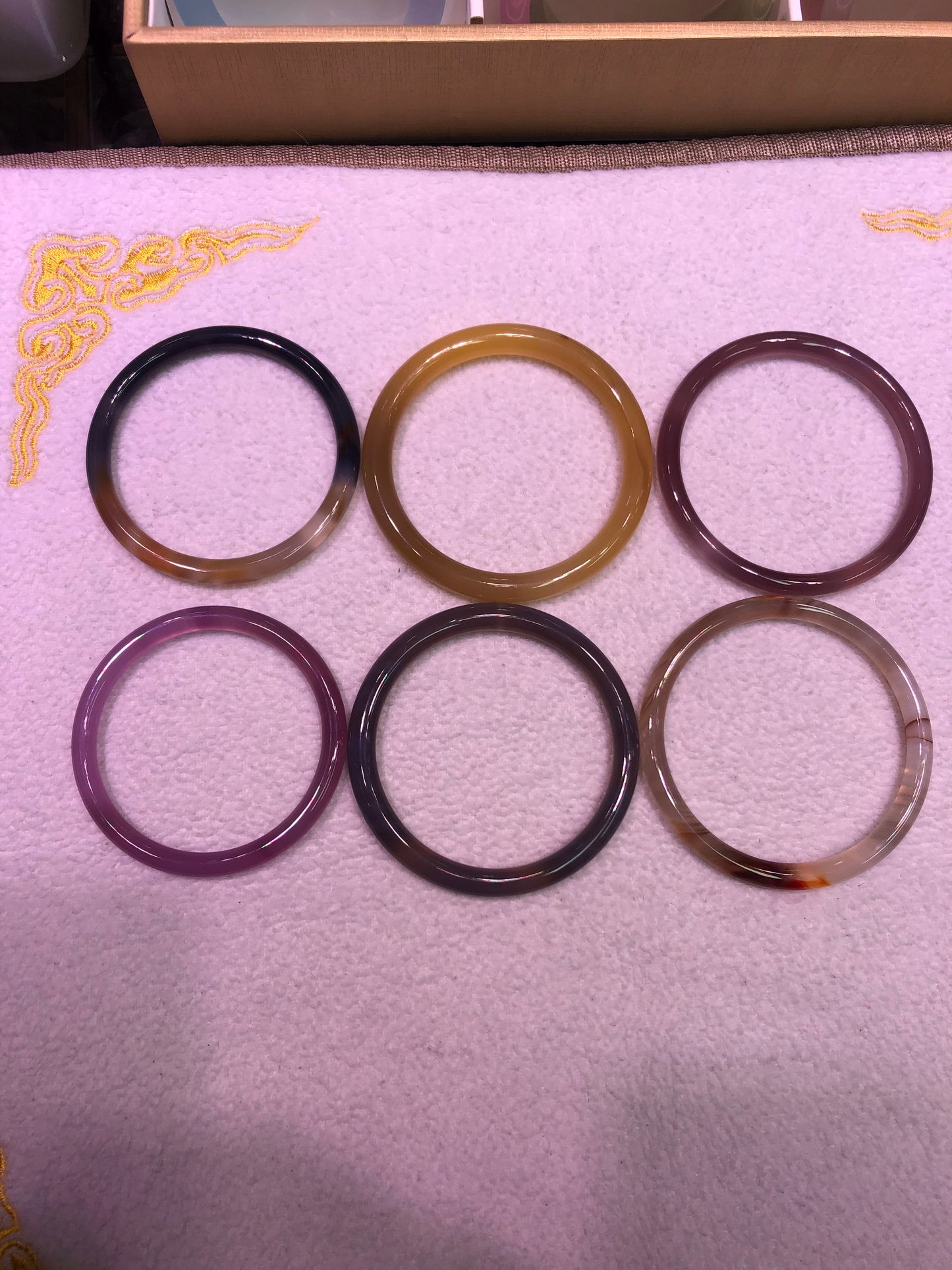 Agate Dingdang bangles