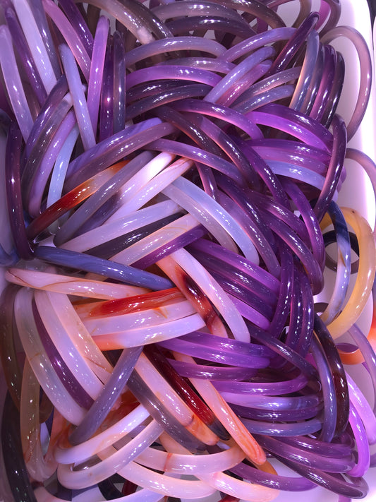 Agate Dingdang bangles