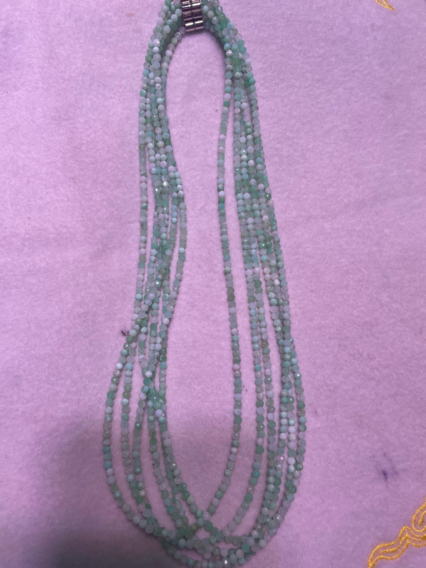 African jade necklace