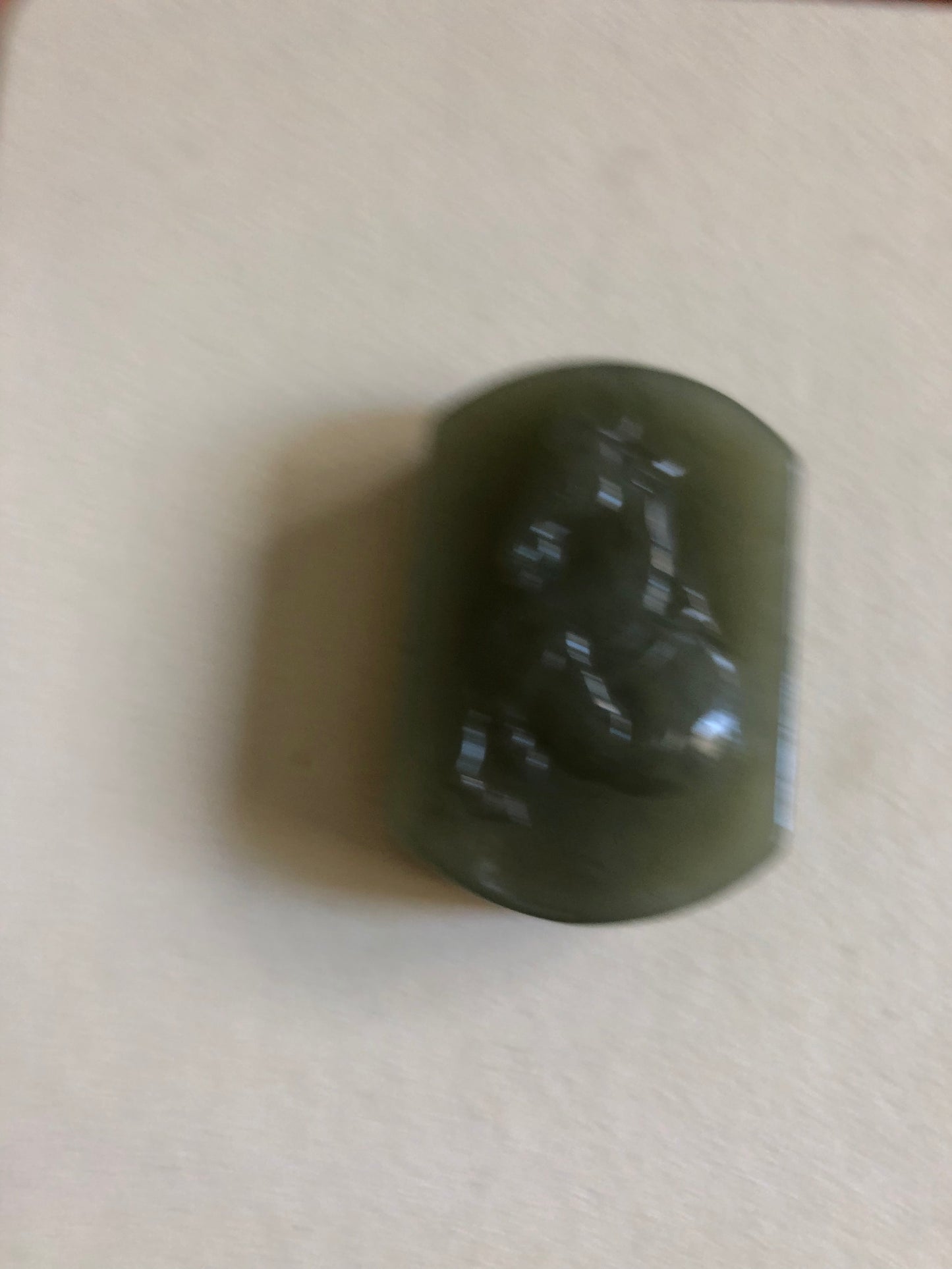 Natural Hetian jade horse belt buckle