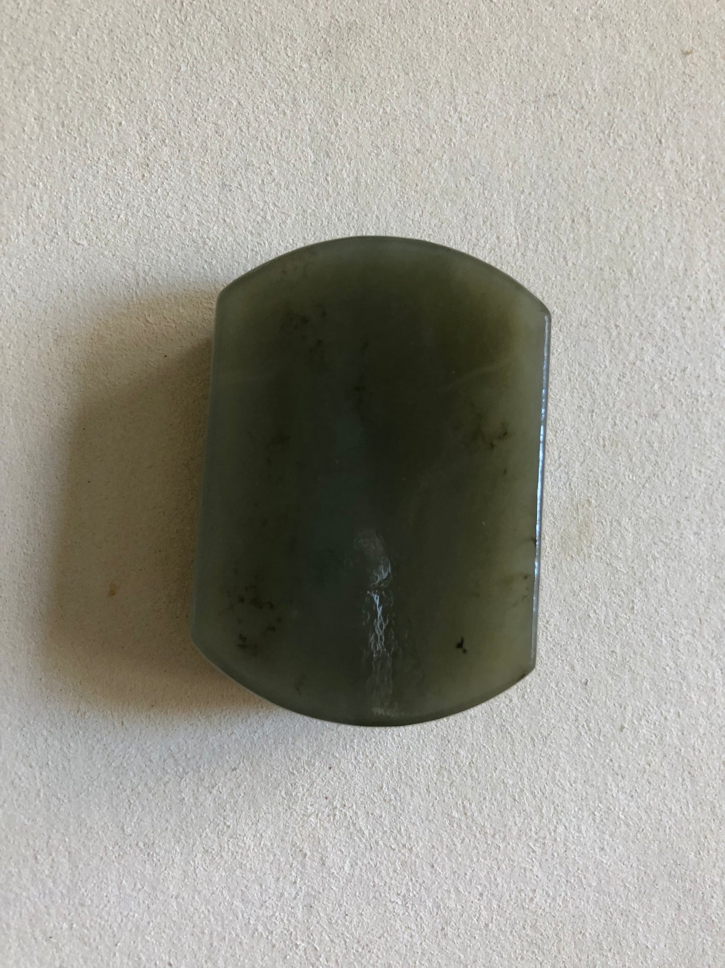 Natural Hetian jade horse belt buckle